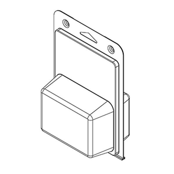 Visipak Thermoform-CLAMSHELL-#282-7.000-5.000-2.594-3.625-2.875-0.020-CLEAR, 400PK 282TF